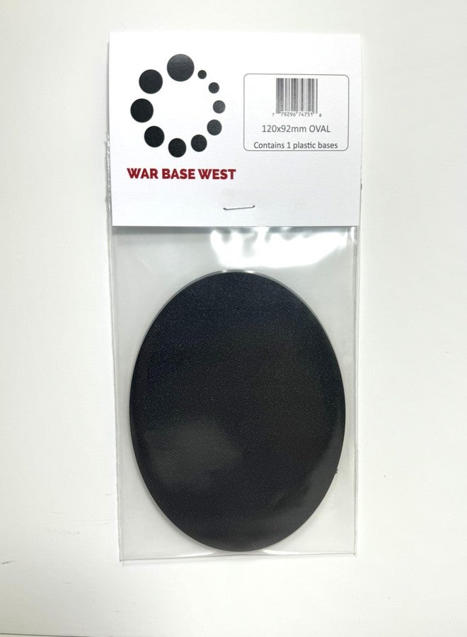War Base West 120mm x 92mm Large Oval Base Used for Warhammer 40k & AoS Games Riptide - Image 1